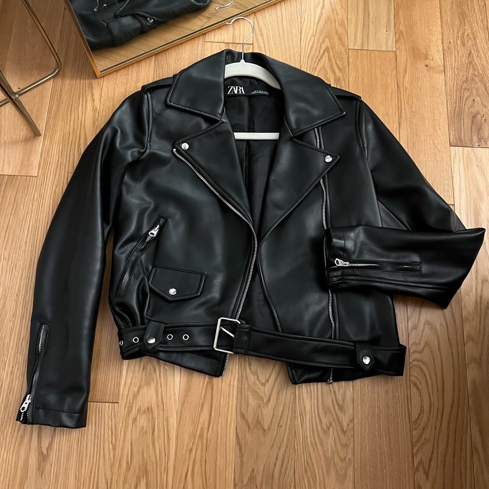 Zara Faux Leather jacket